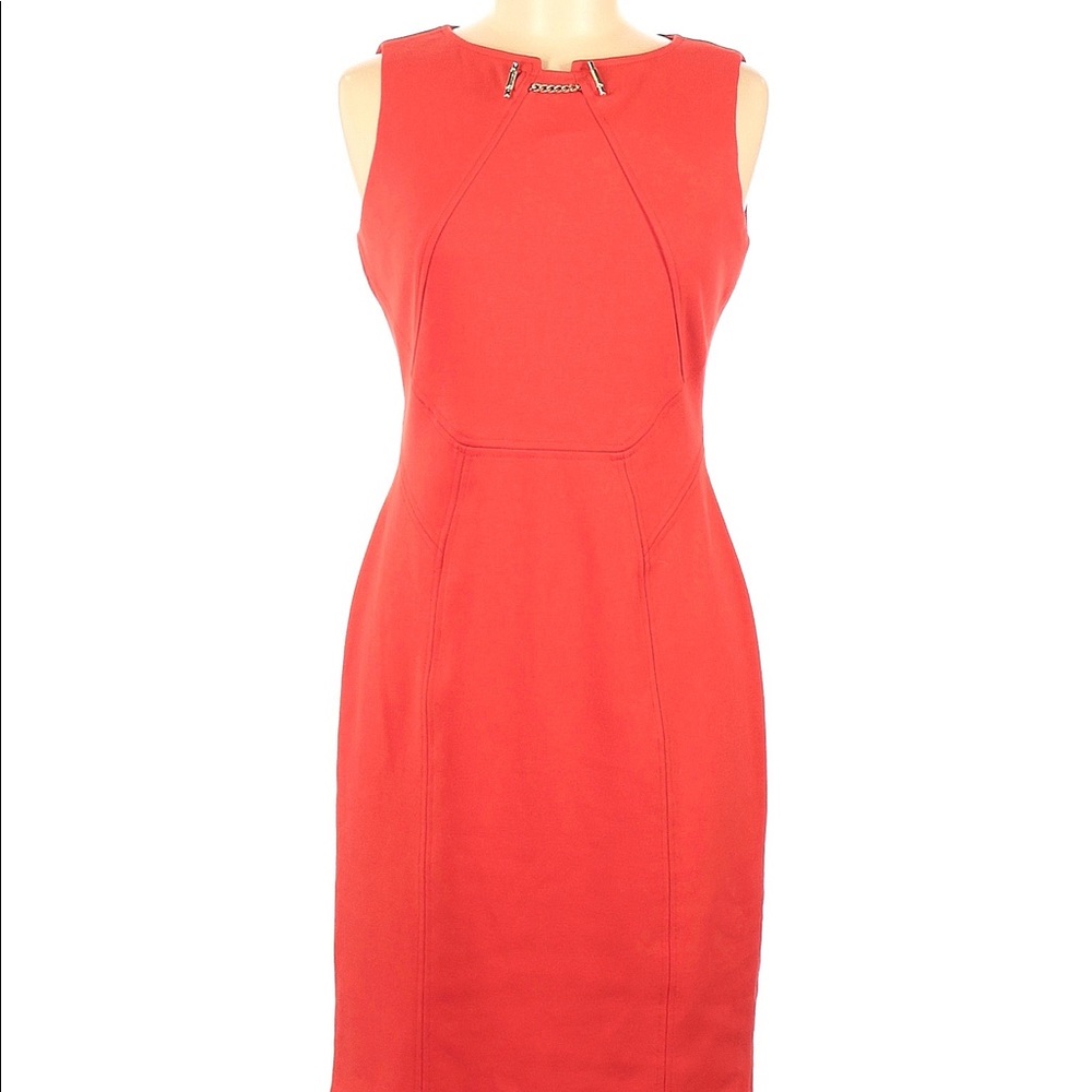 Ivanka Trump orange dress size 8 worn once!